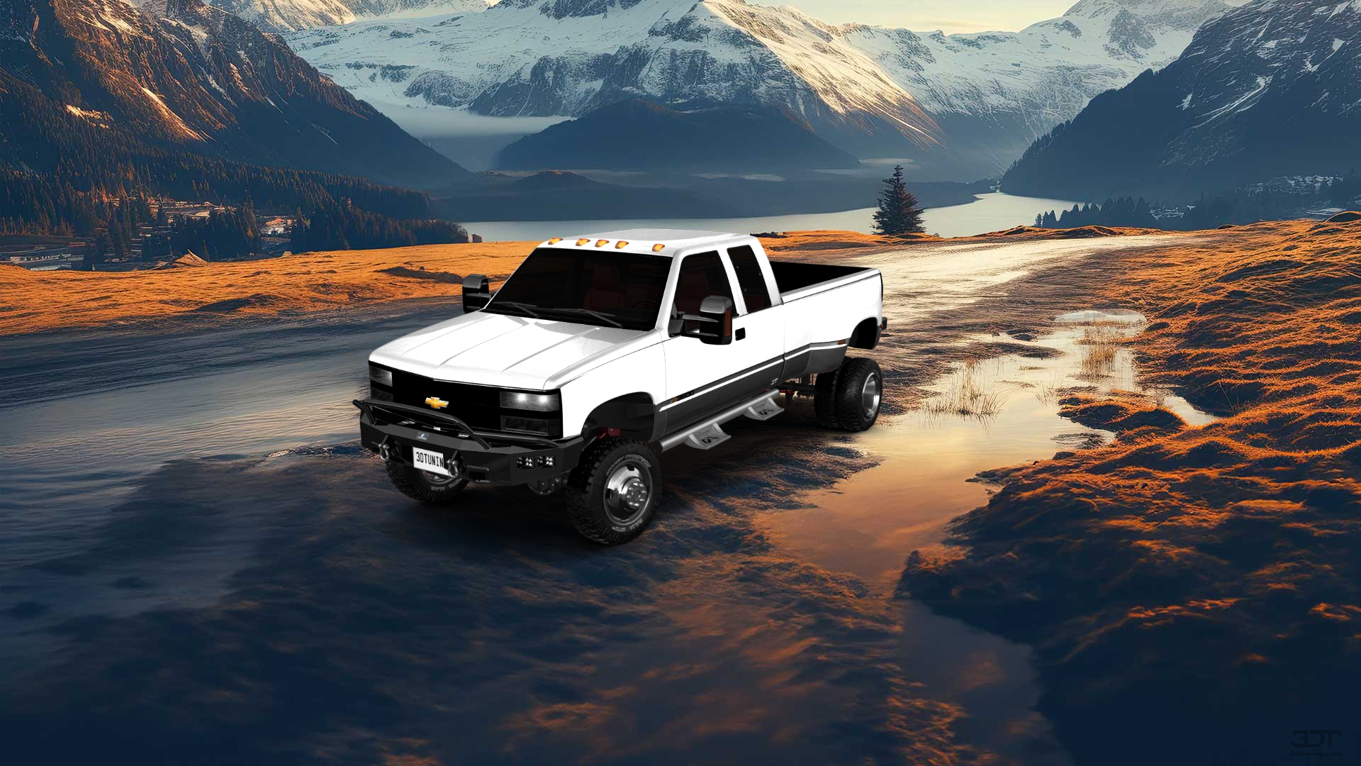 Chevrolet K3500 Extended Cab Pickup Truck 1988