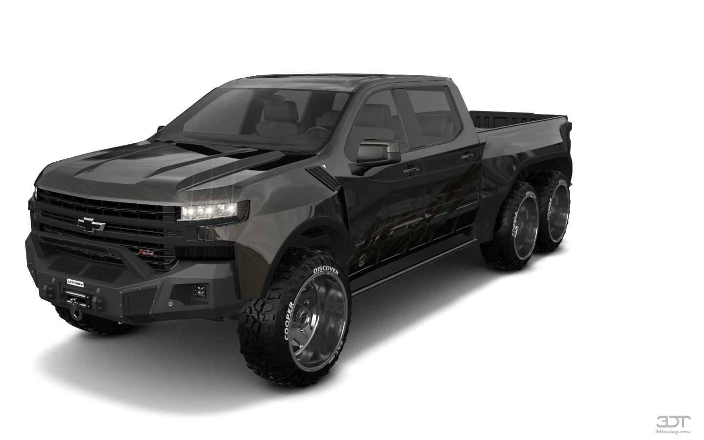 Tuning Chevrolet Silverado Hennessey Goliath 6X6 Truck 2020
