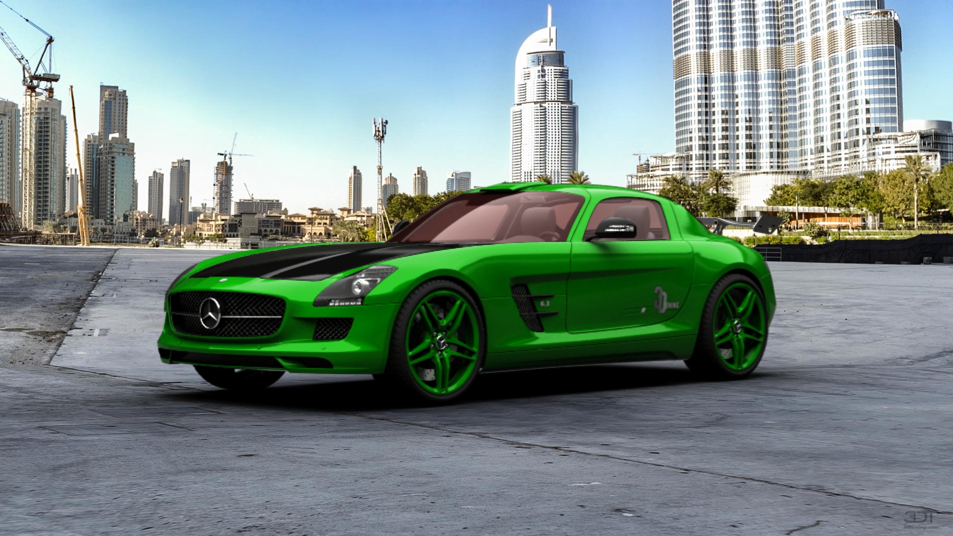 Mercedes SLS AMG Coupe 2010 tuning