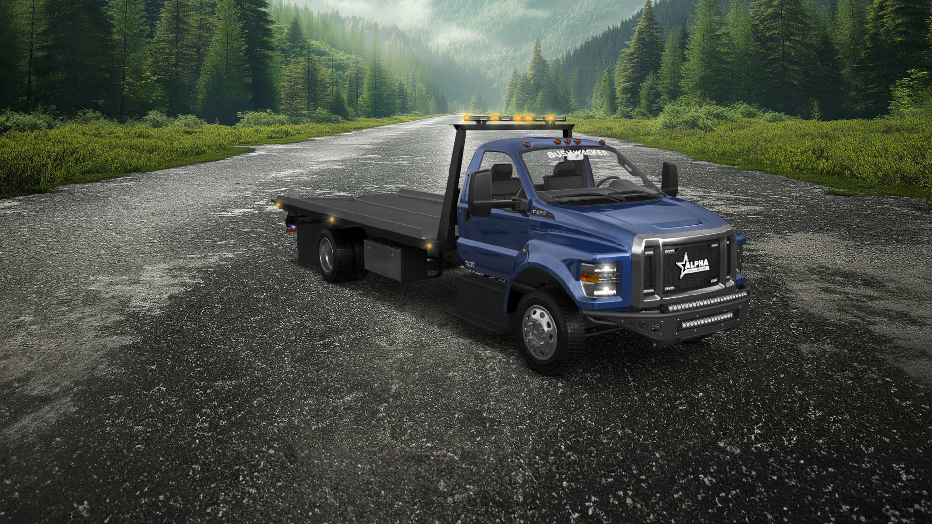 Ford F-650 Tow Truck Pickup 2016 tuning