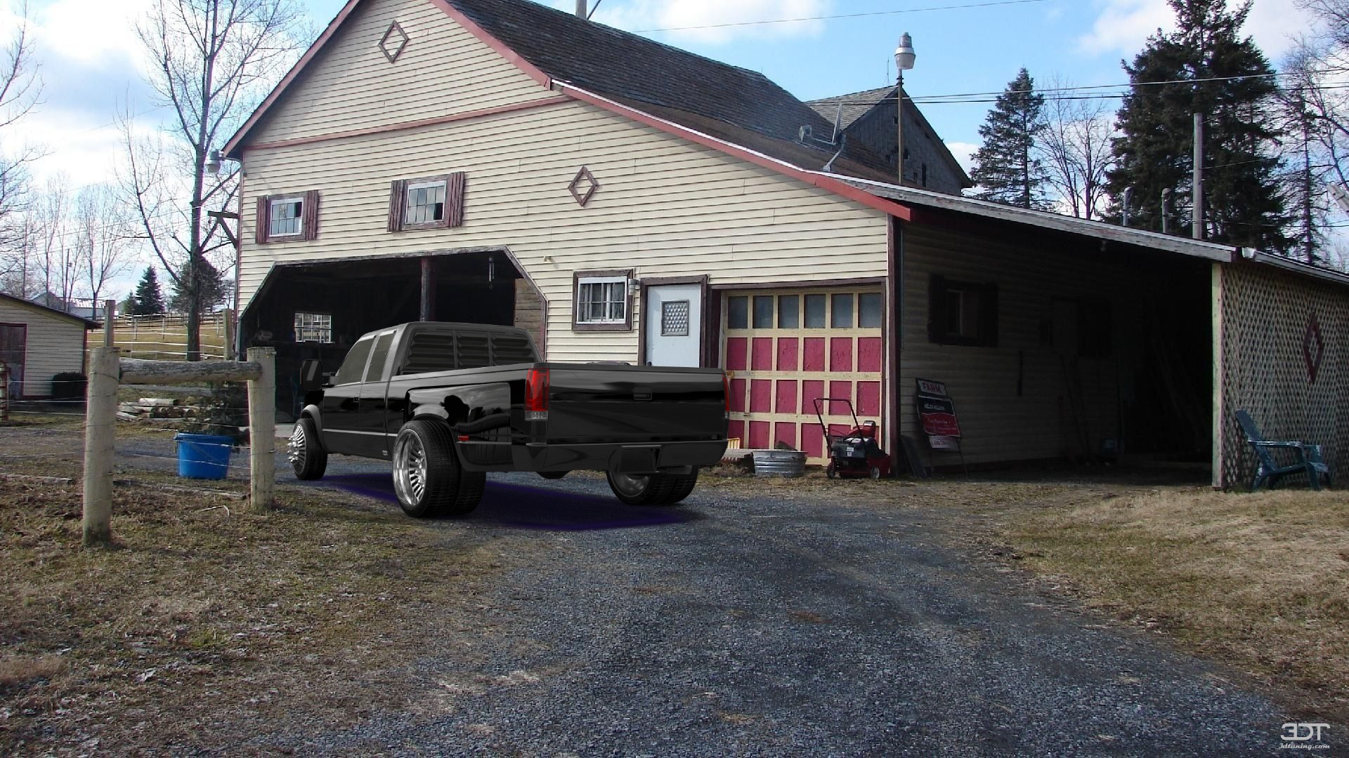 Chevrolet K3500 Extended Cab Pickup Truck 1988
