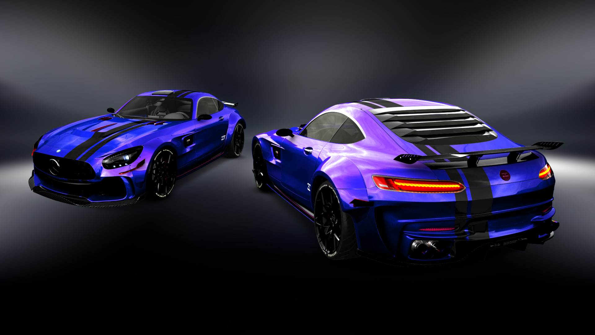 Mercedes AMG GT 2 door fastback coupe 2015 tuning