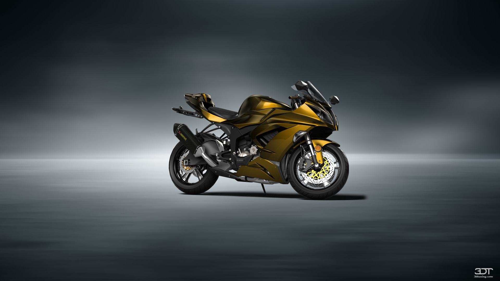 Kawasaki Ninja ZX 6R Sport Bike 2015 tuning
