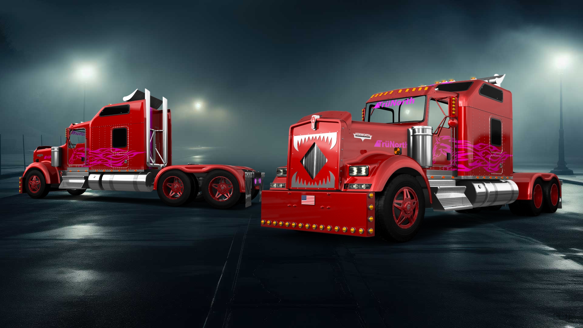 Kenworth W900 Sleeper Cab Truck 2015