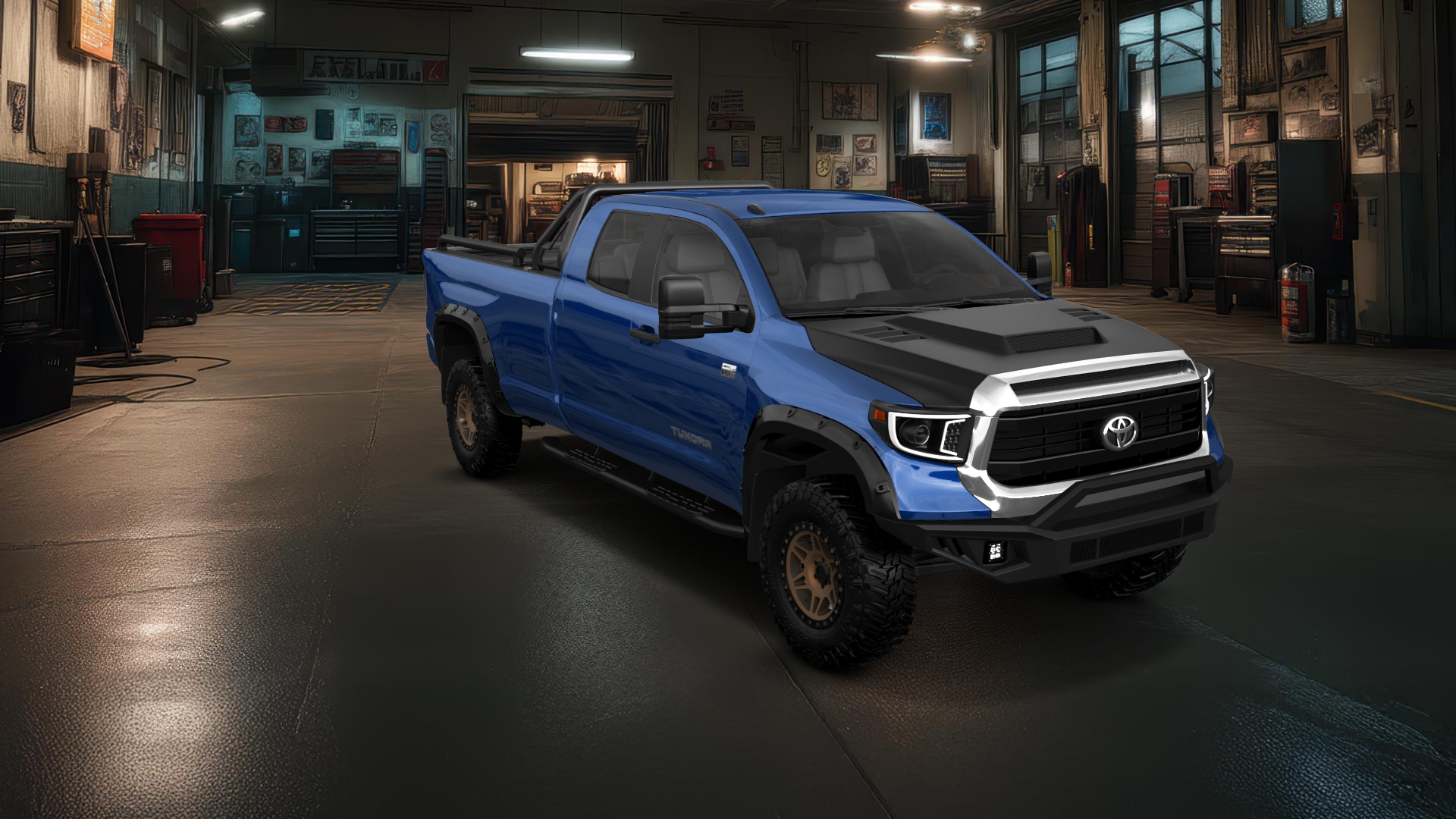 Toyota Tundra Double Cab 8ft box 4 Door Truck 2014 tuning