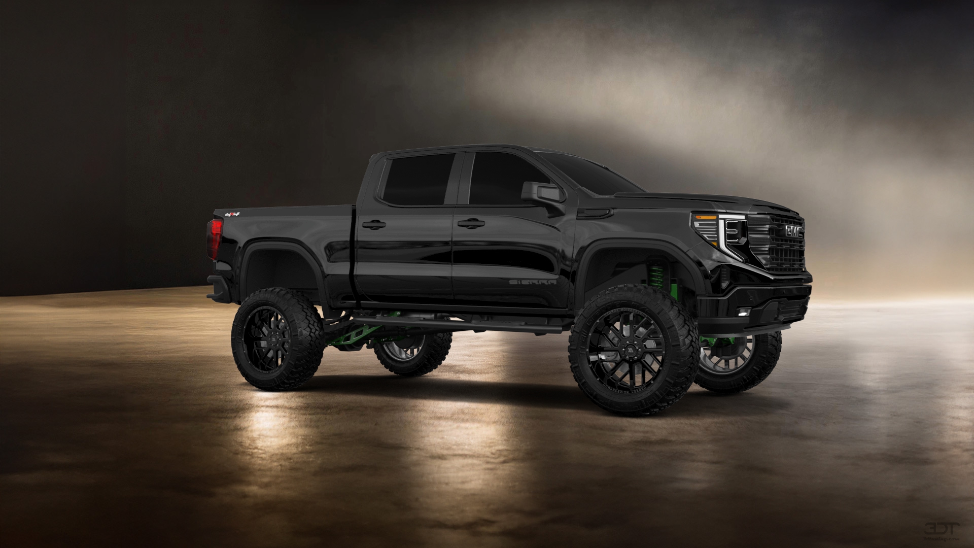 GMC Sierra 1500 Crew Cab 5.8 ft box 4 Door pickup truck 2023 tuning