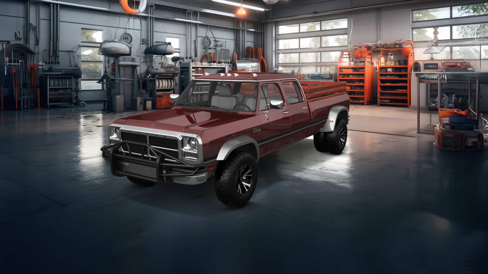 Dodge Ram 350 4 Door pickup truck 1991