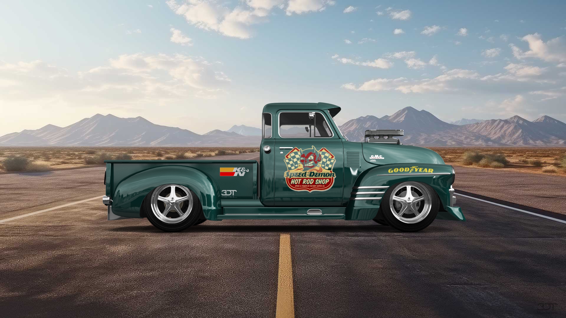 GMC 100 Stepside 2 Door pickup truck 1954