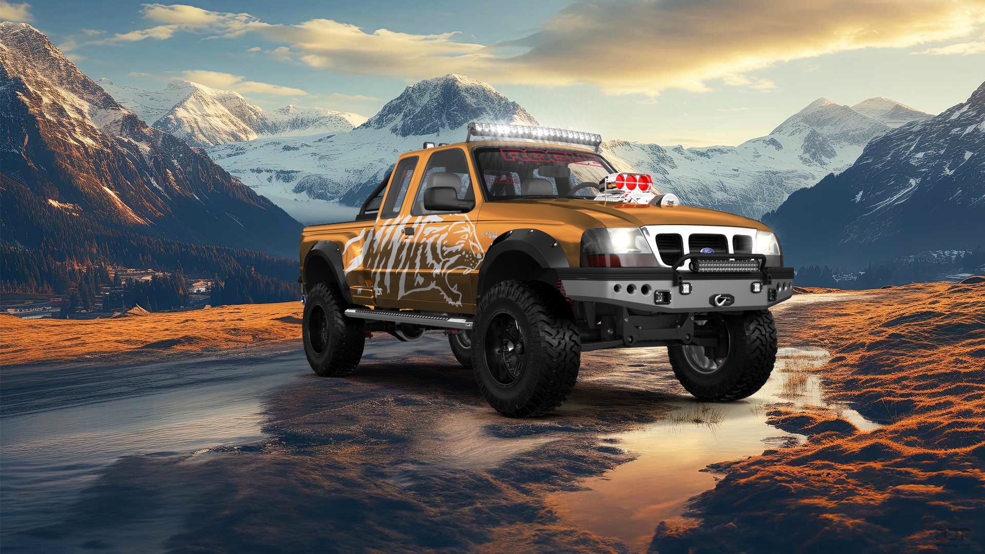 Ford Ranger Flareside 2 Door pickup truck 1998