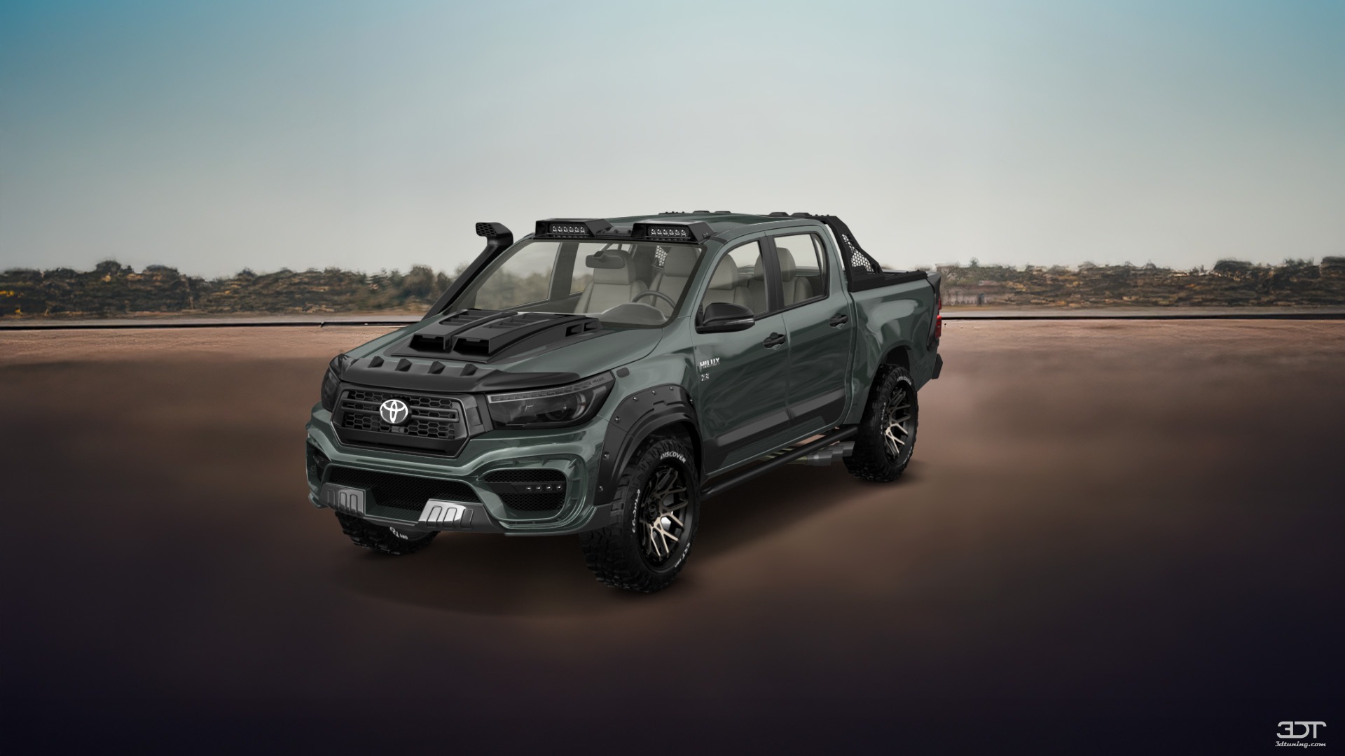 Toyota Hilux Double Cab 4 Door pickup truck 2015 tuning