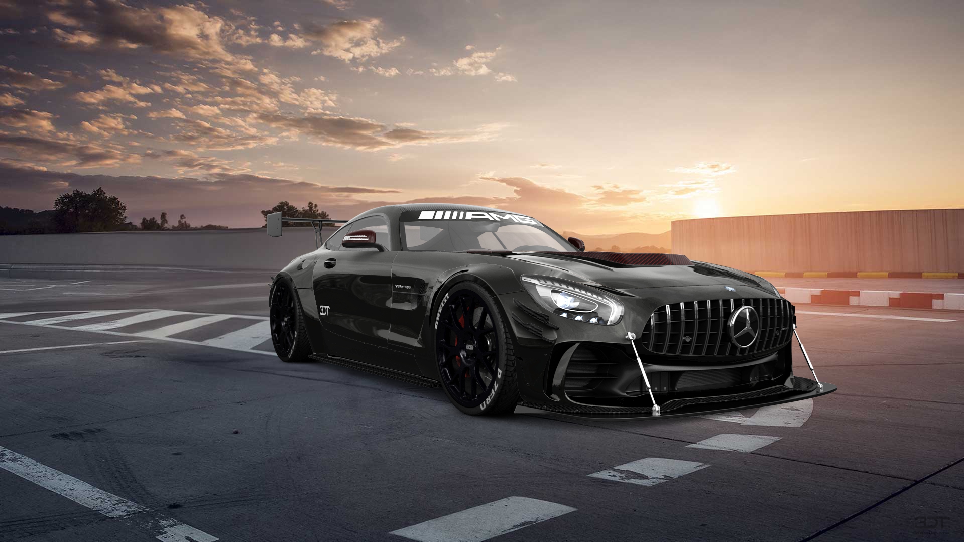 Mercedes AMG GT 2 door fastback coupe 2016