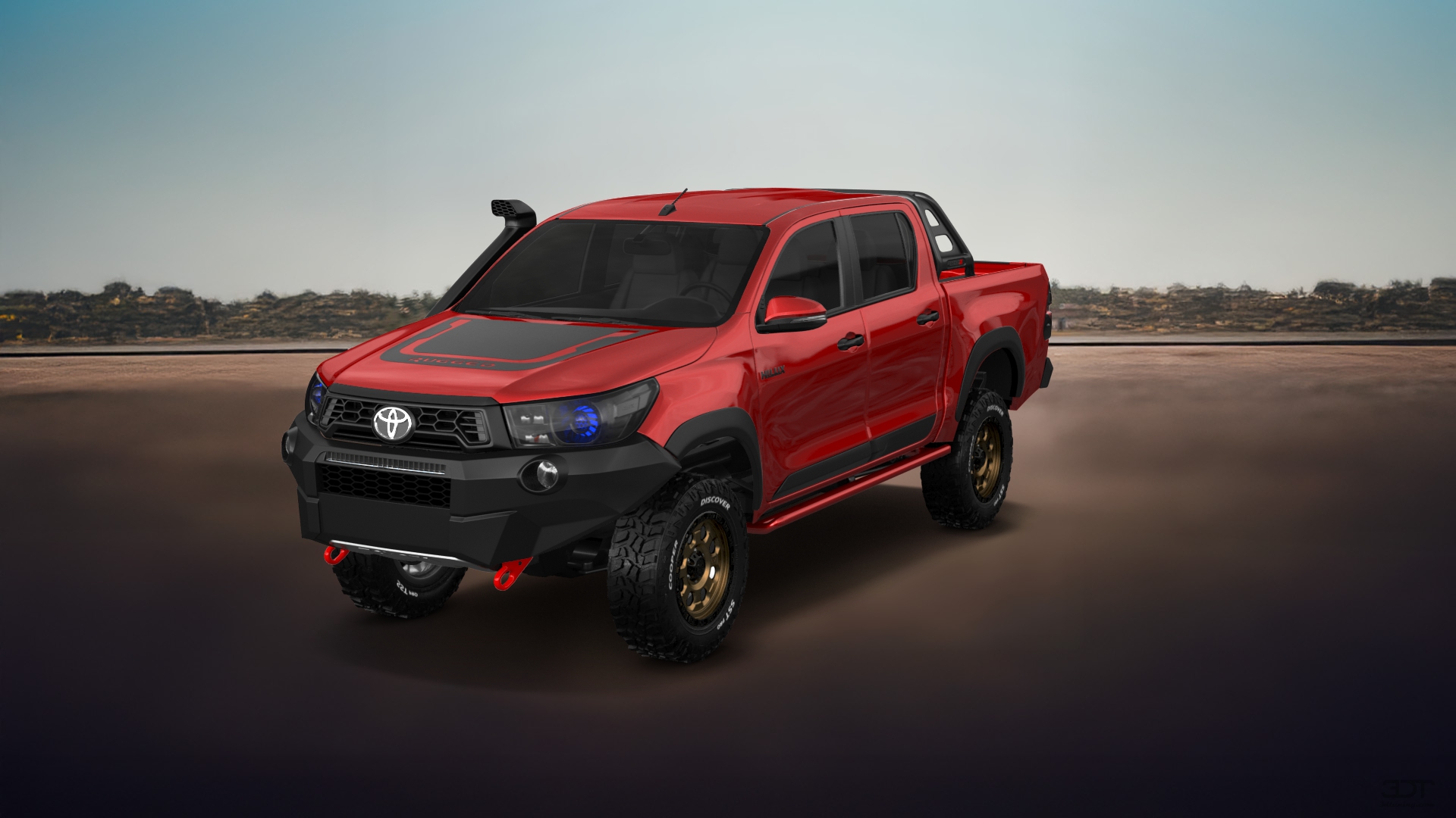 Toyota Hilux Double Cab 4 Door pickup truck 2015 tuning