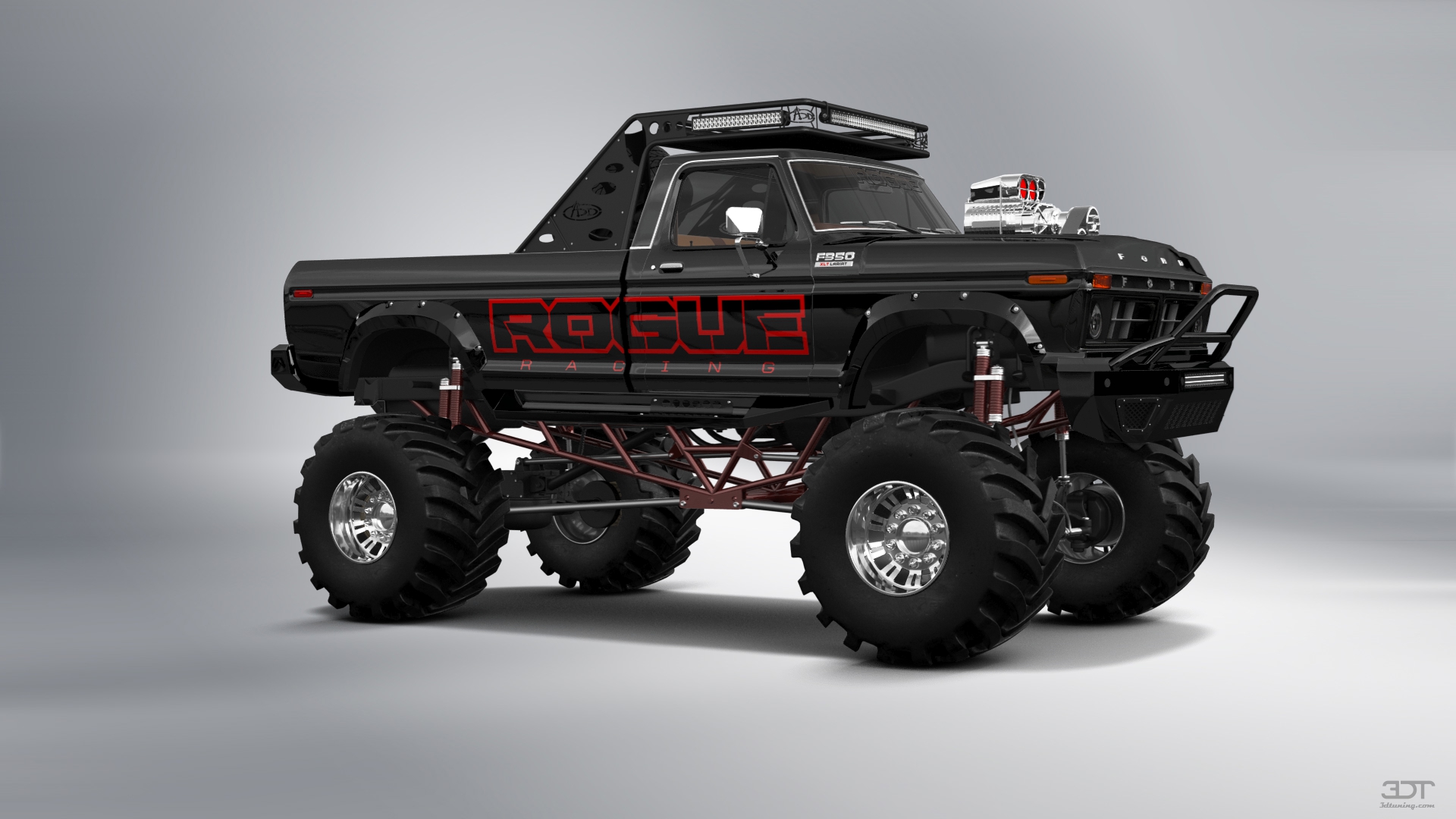 Ford F-350 Dually 2 Door pickup truck 1974 tuning