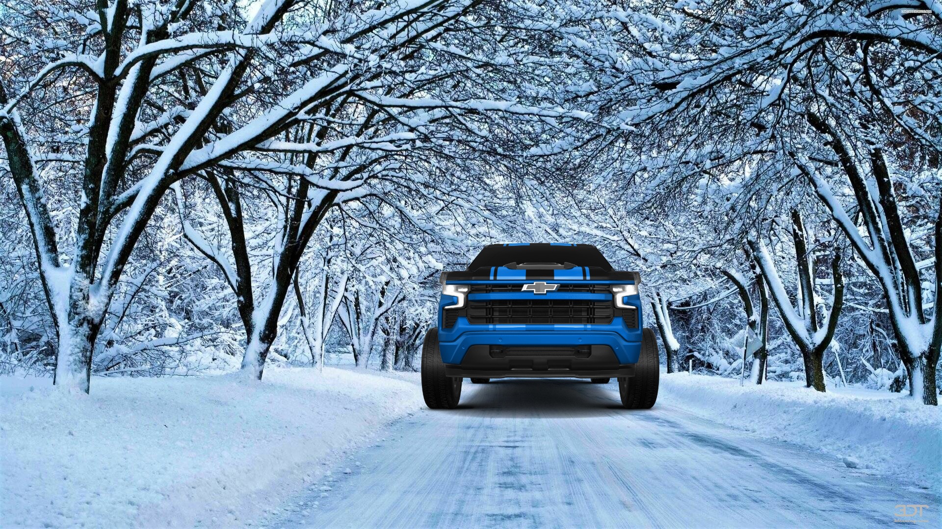 Chevrolet Silverado 1500 Crew Cab 5.8 ft box 4 Door pickup truck 2023 tuning