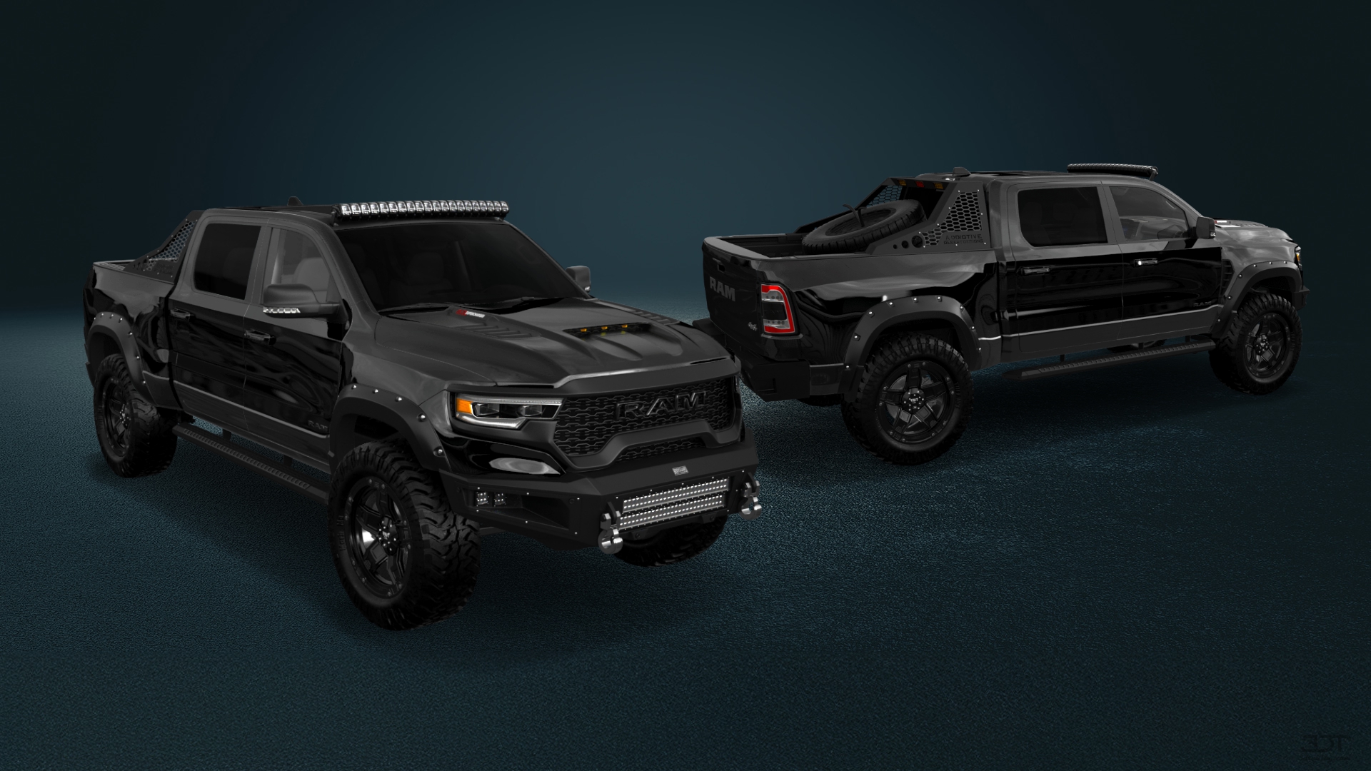 Dodge Ram 1500 TRX 4 Door pickup truck 2021 tuning