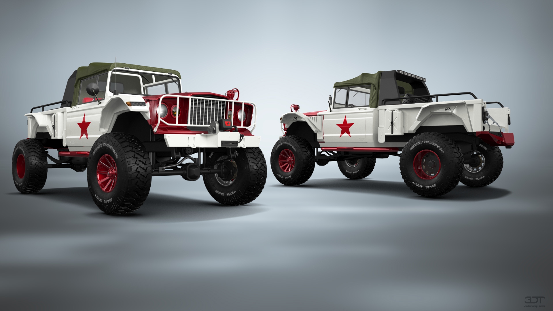 Jeep Kaiser M715 2 Door pickup truck 1968 Images