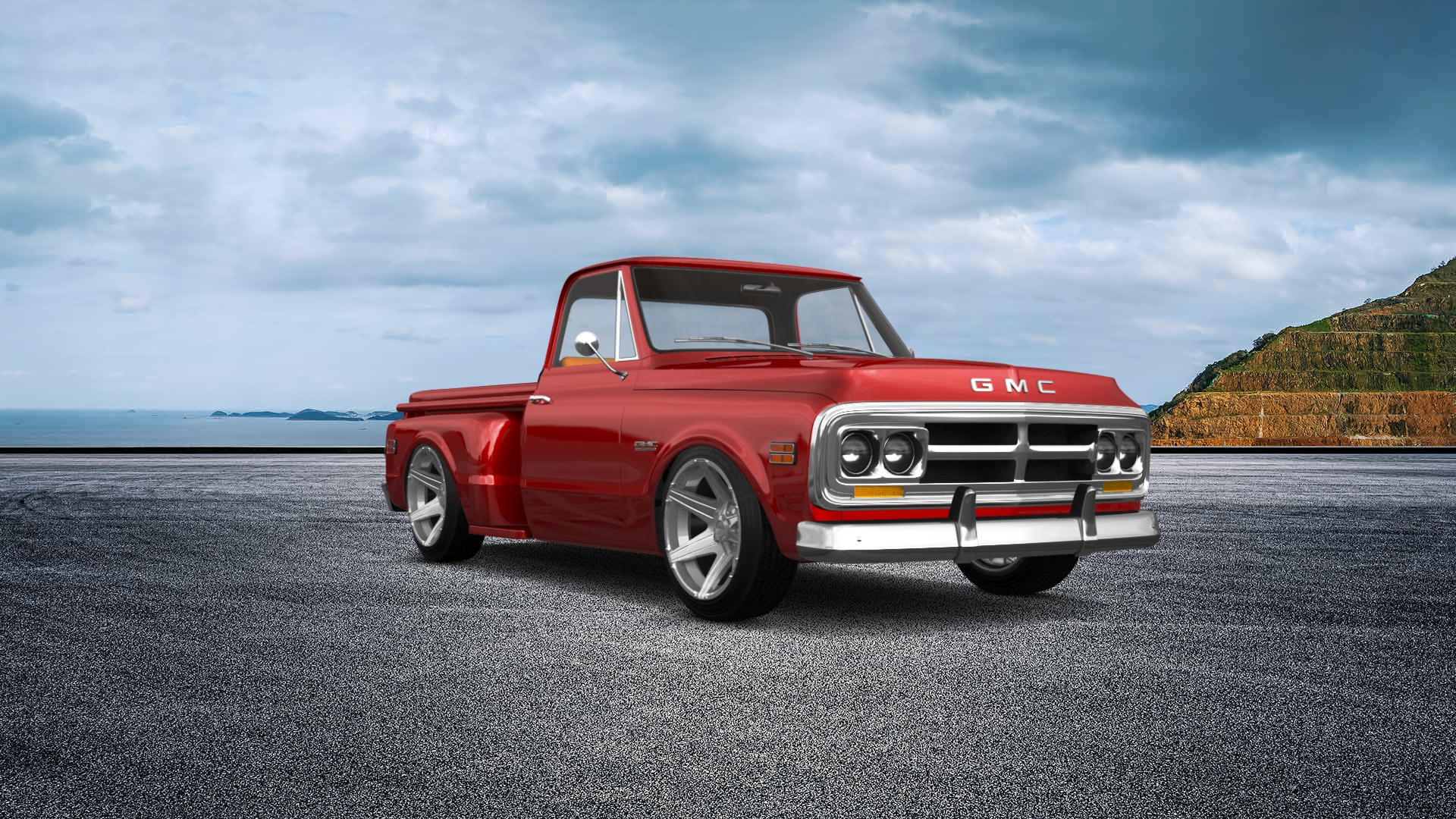 GMC K1500 2 Door pickup truck 1971 tuning