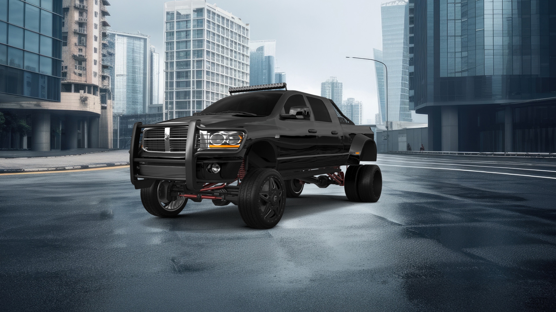 Dodge Ram 3500 Dually 4 Door pickup truck 2007 tuning