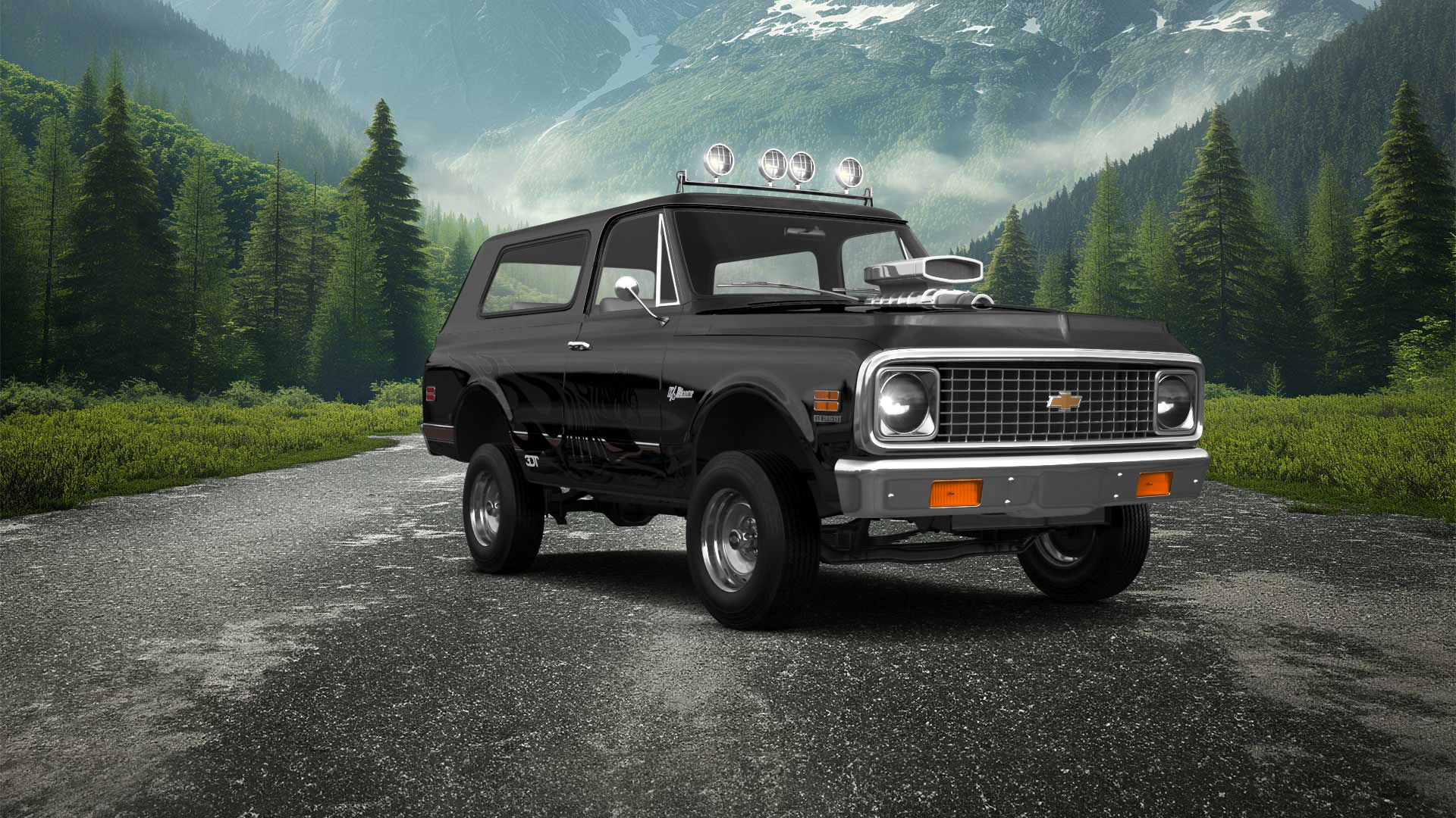 Chevrolet K5 Blazer 2 Door pickup truck 1969 tuning
