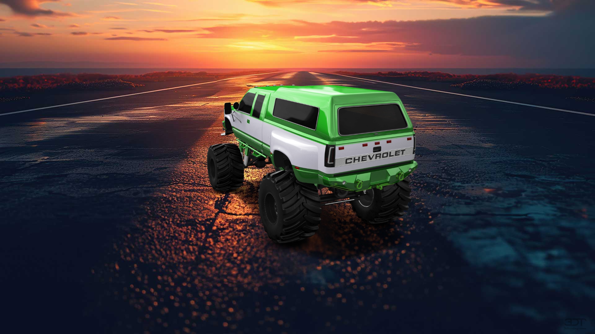 Chevrolet K3500 Extended Cab Pickup Truck 1988