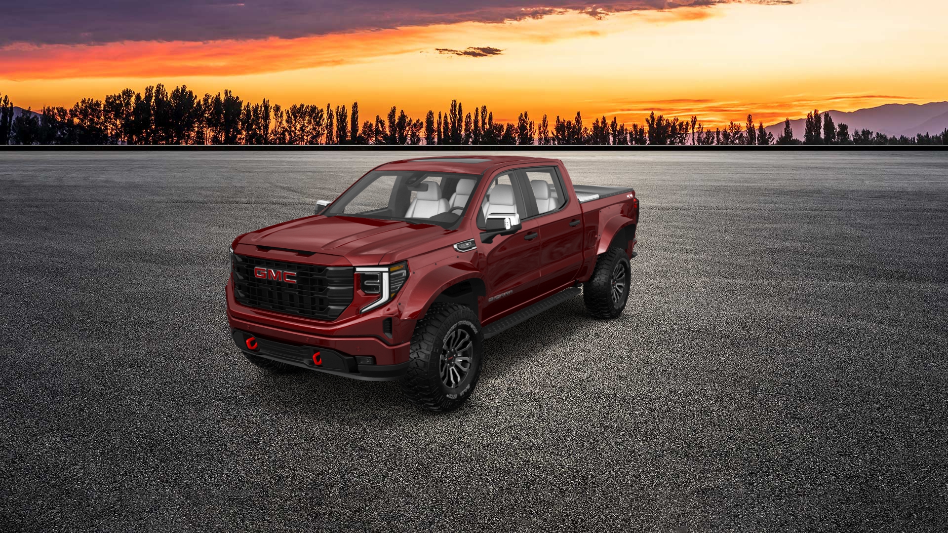 GMC Sierra 1500 Crew Cab 5.8 ft box 4 Door pickup truck 2023 tuning