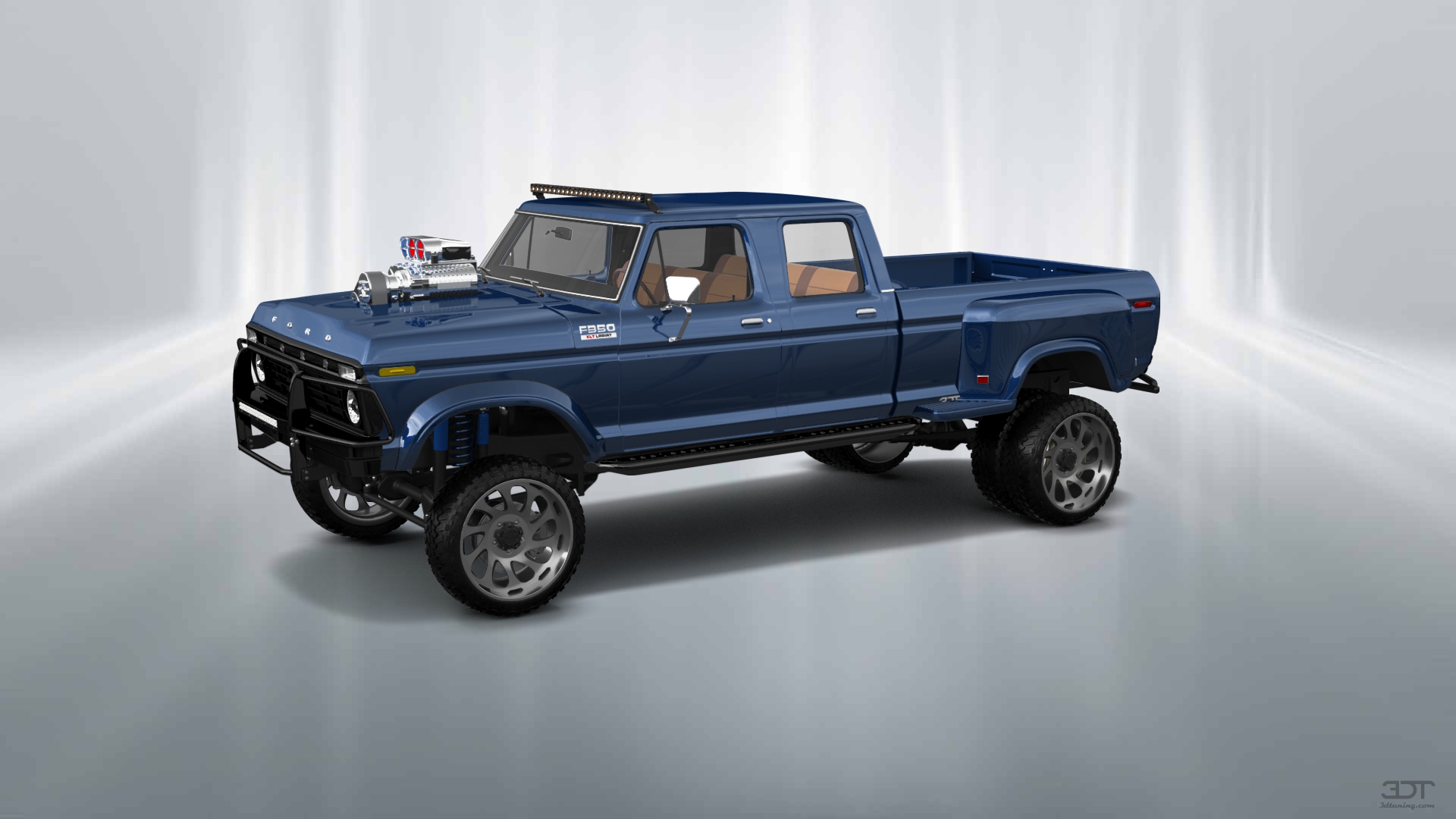 Ford F-350 Dually 4 Door pickup truck 1973 tuning