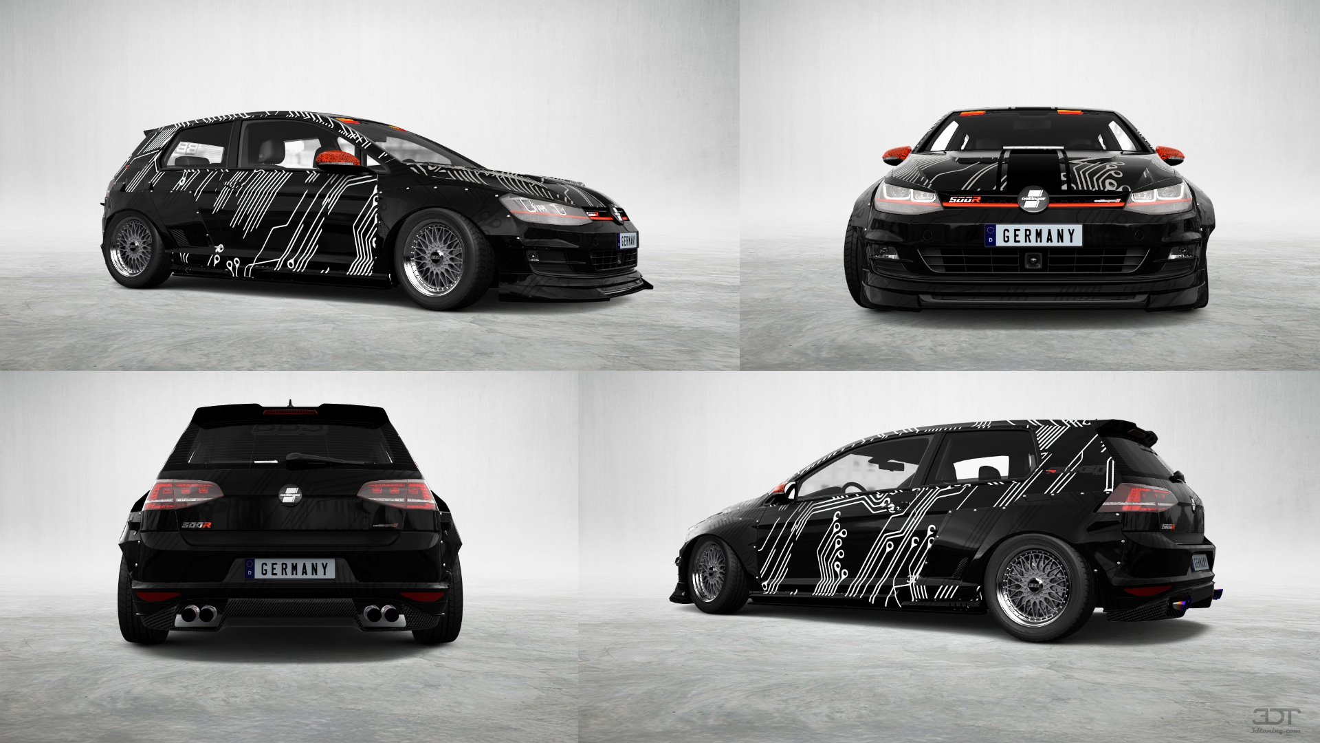 Volkswagen Golf 7 3 Door Hatchback 2013 tuning