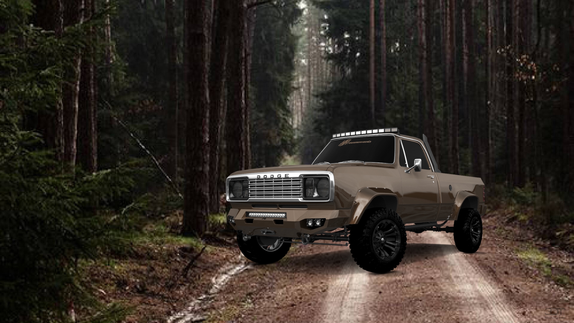 Dodge Power Wagon W200 2 Door pickup truck 1977 Images