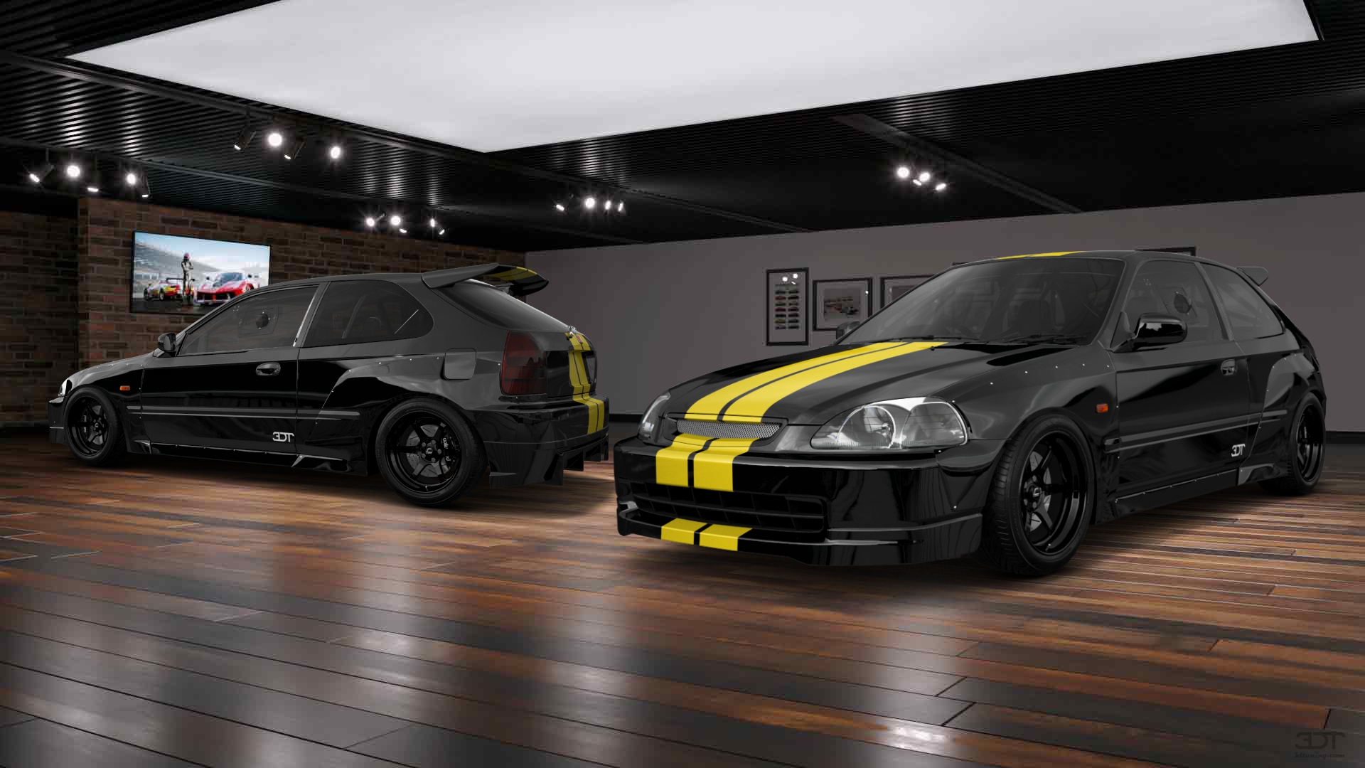 Honda Civic 3 Door Hatchback 1997 tuning