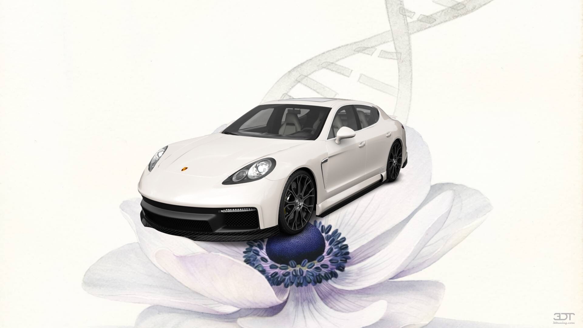 Tuning Porsche Panamera 4 door fastback saloon 2011