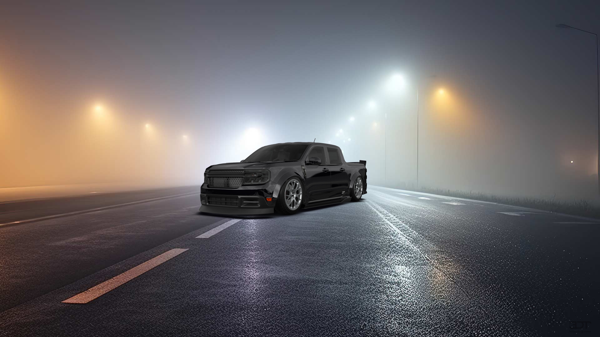 Ford Maverick 4 Door pickup truck 2022 tuning