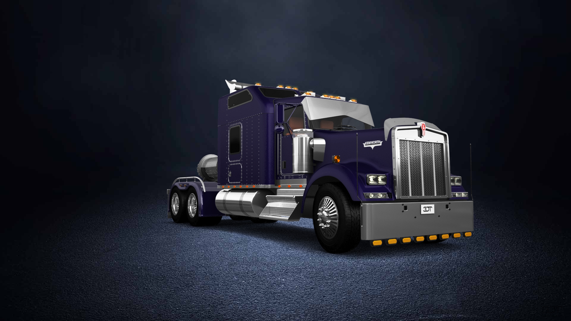Kenworth W900 Sleeper Cab Truck 2015