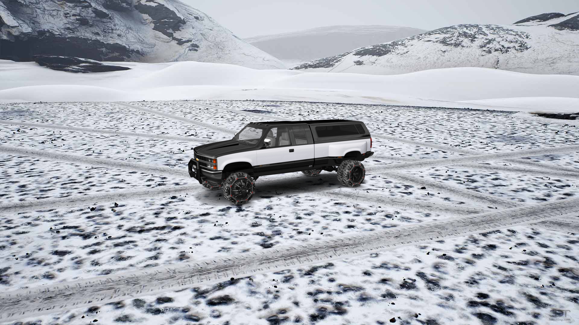 Chevrolet K3500 Extended Cab Pickup Truck 1988