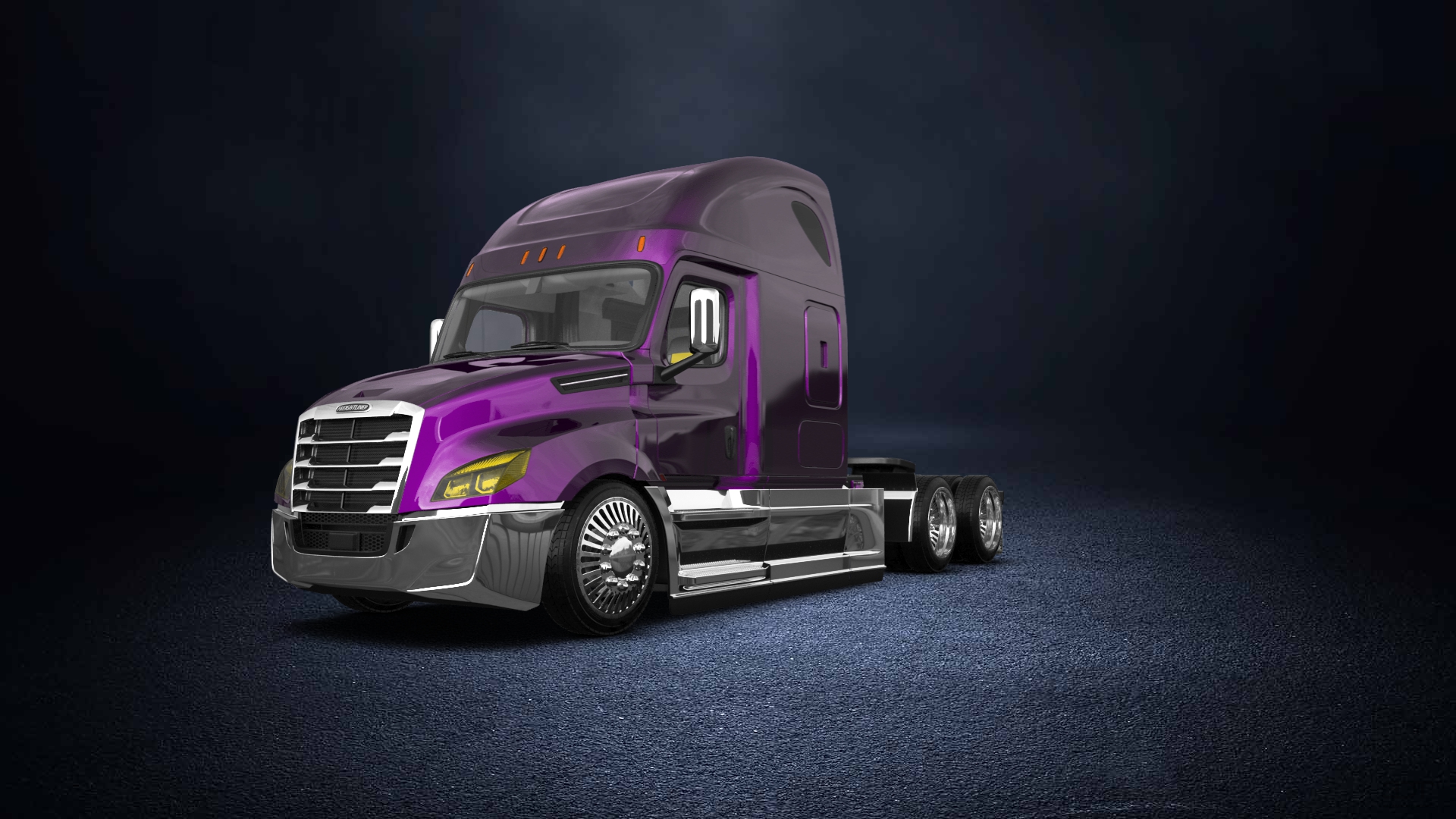 Freightliner Cascadia Sleeper Cab Truck 2018 tuning