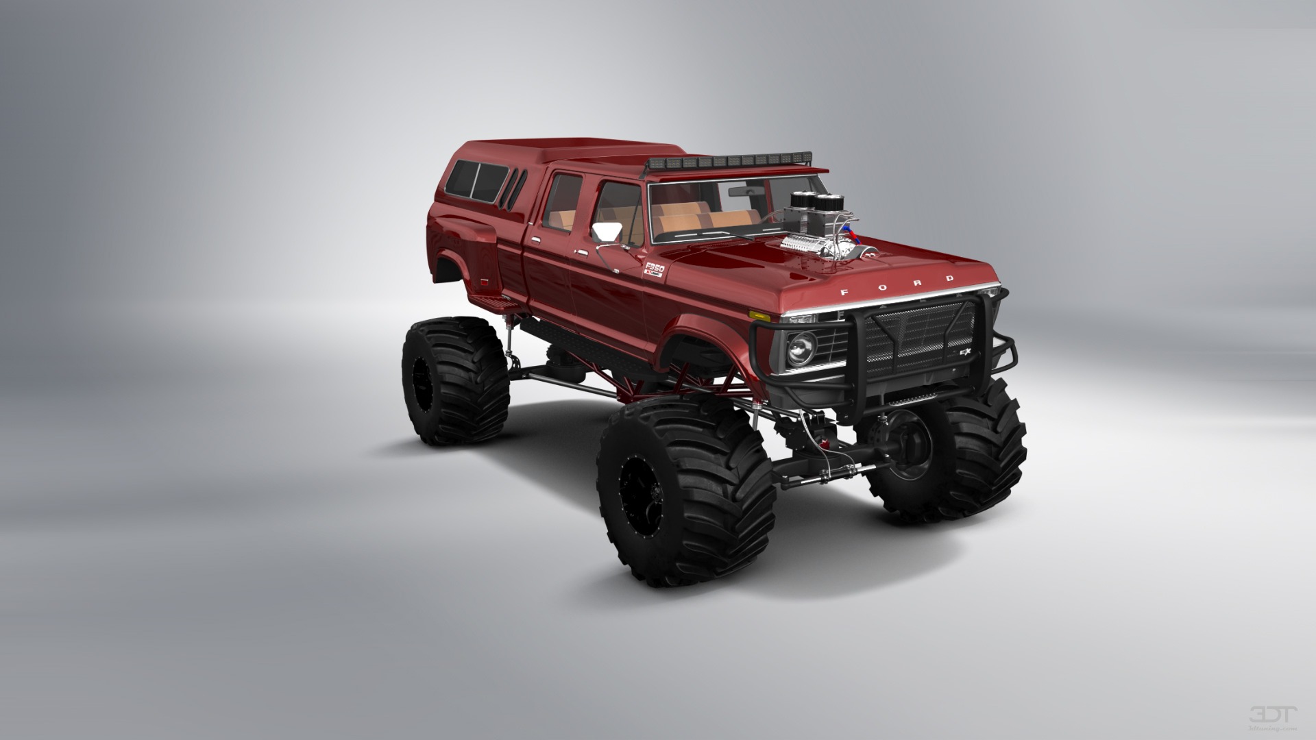 Ford F-350 Dually 4 Door pickup truck 1973 tuning