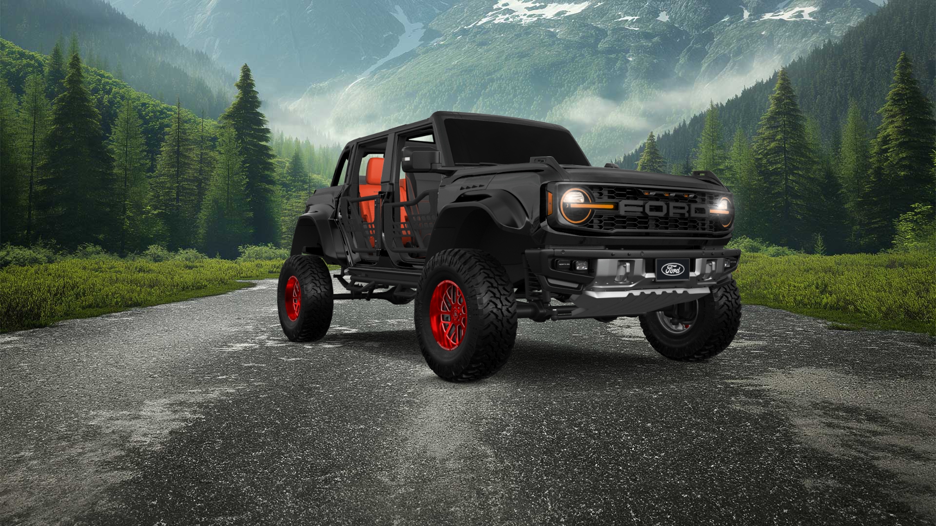 Ford Bronco Raptor 4 Door pickup truck 2022