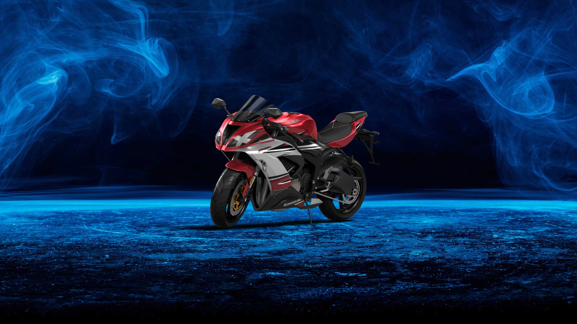 Kawasaki Ninja ZX 6R Sport Bike 2015 tuning