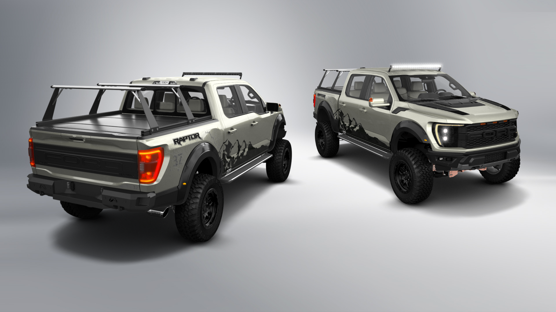 Ford F-150 Raptor 4 Door pickup truck 2021 tuning