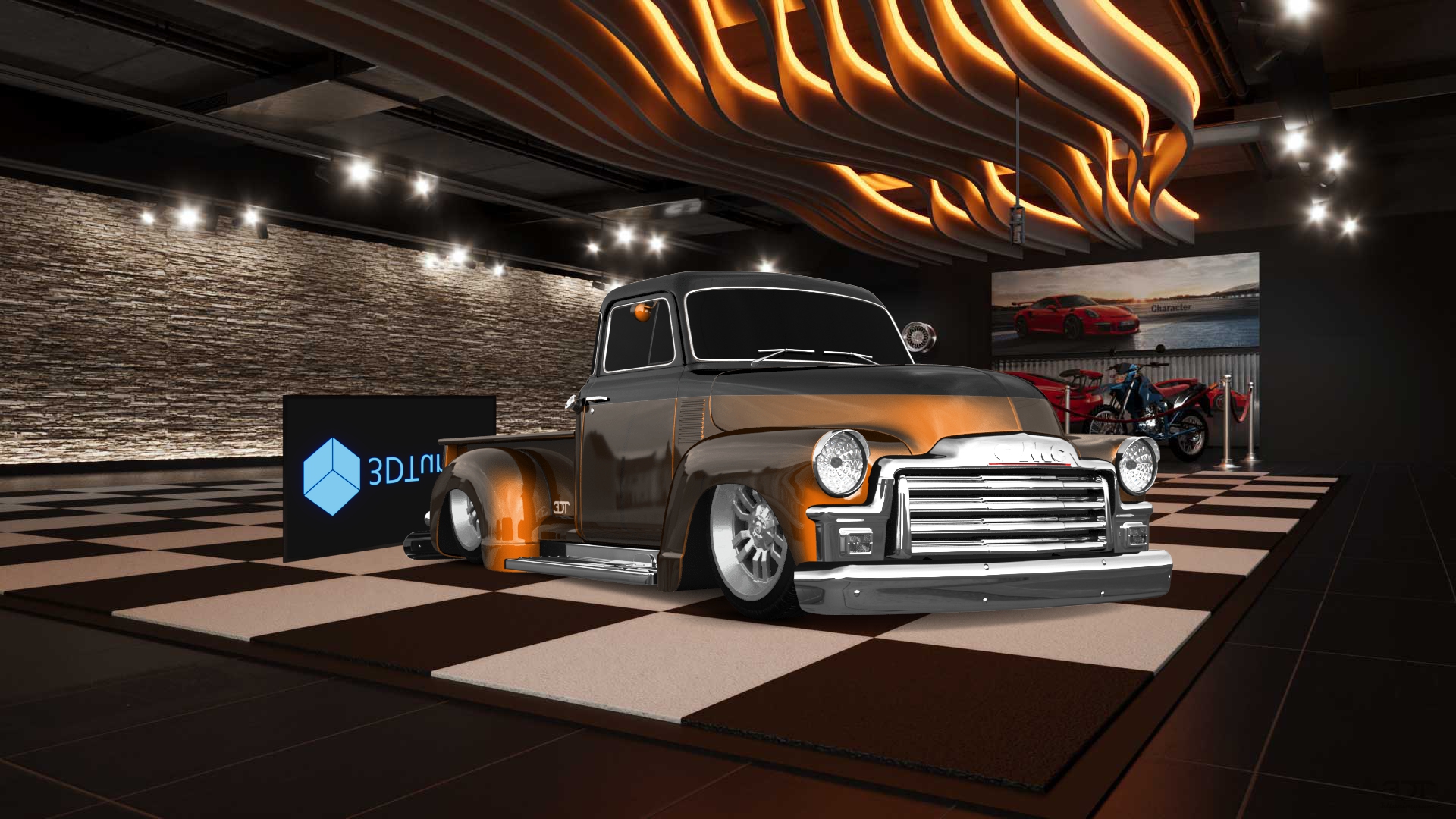 GMC 100 Stepside 2 Door pickup truck 1954