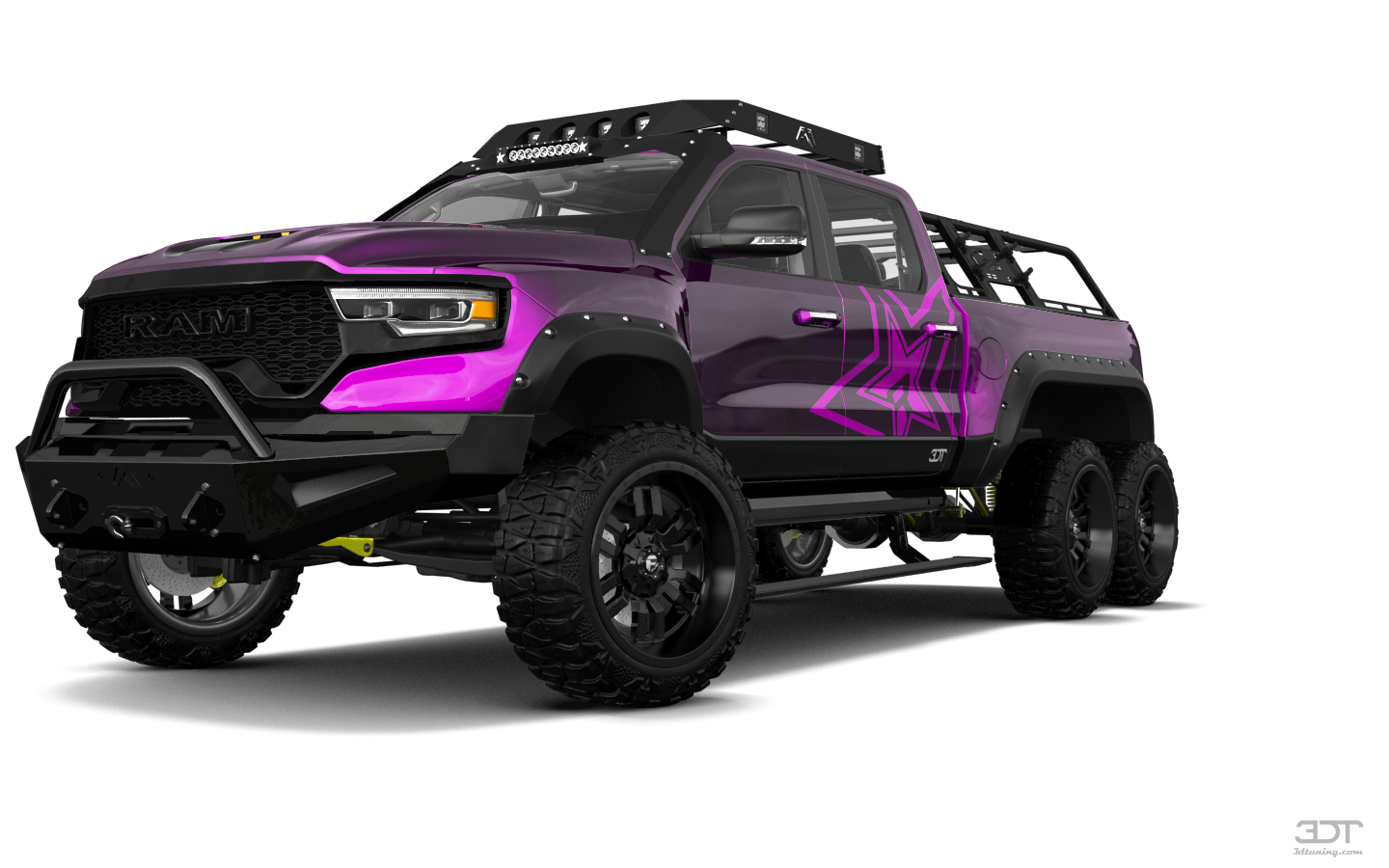 Tuning Dodge Ram Hennessey Mammoth 6X6 Truck 2021