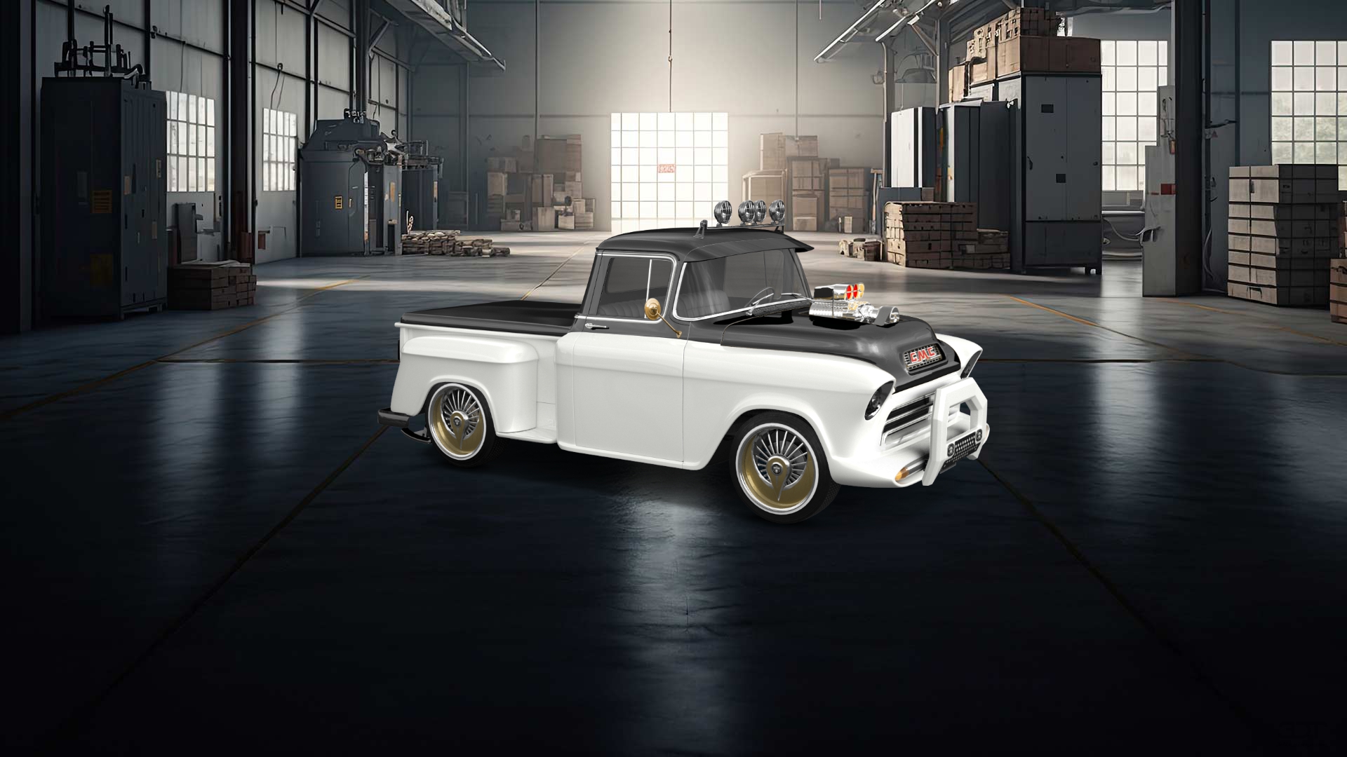 GMC 100 Stepside 2 Door pickup truck 1957