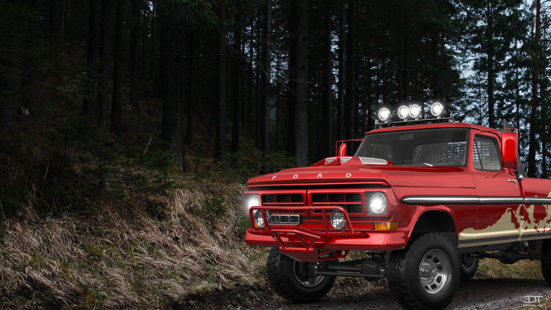 Ford F-250 2 Door pickup truck 1971 Images