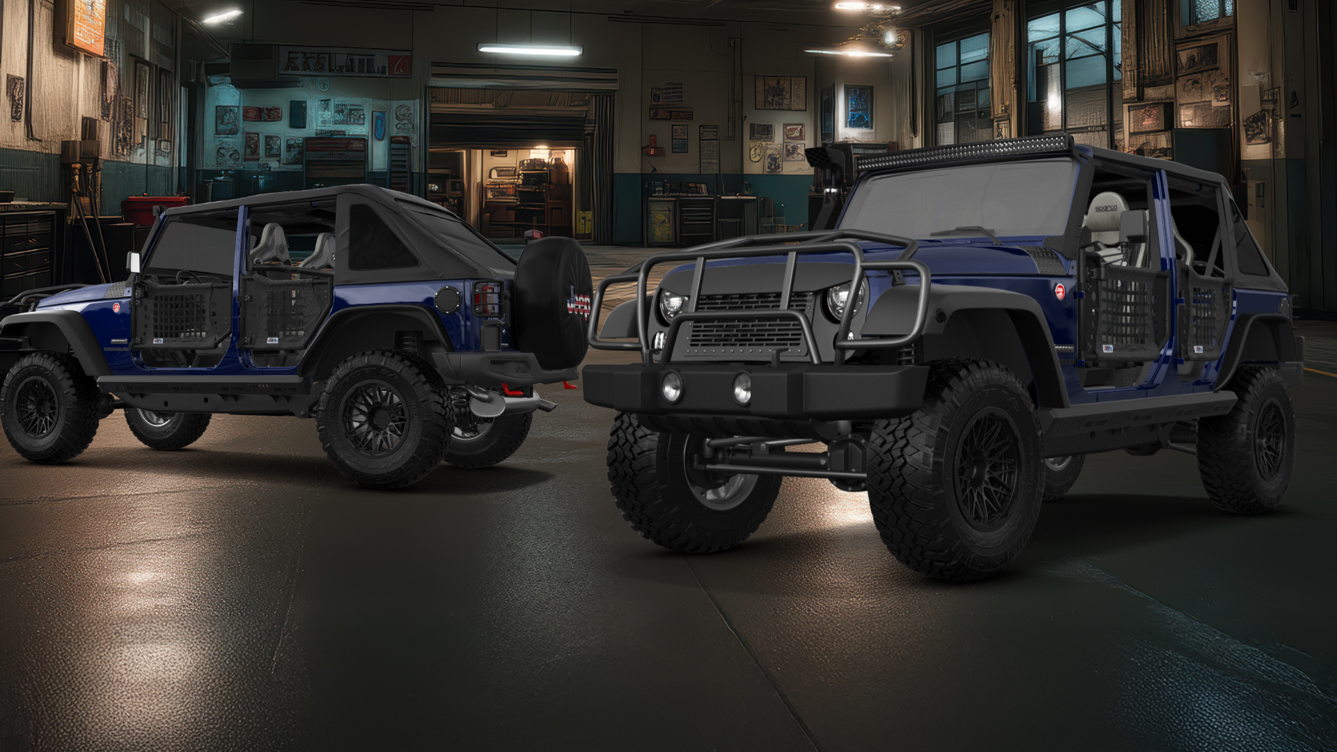 Jeep Wrangler Unlimited JK Rubicon Recon 4 Door SUV 2017 tuning