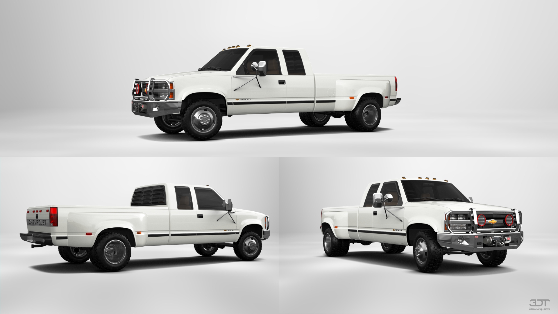 Chevrolet K3500 Extended Cab Pickup Truck 1988