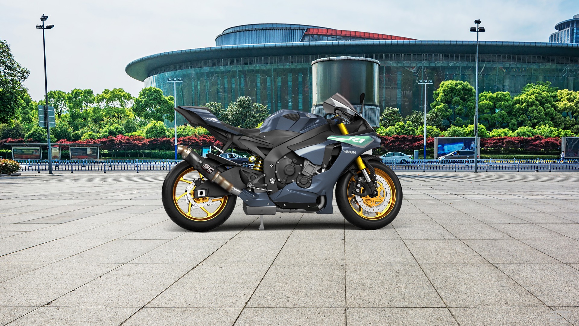 Yamaha YZF R1 Sport Bike 2015 tuning