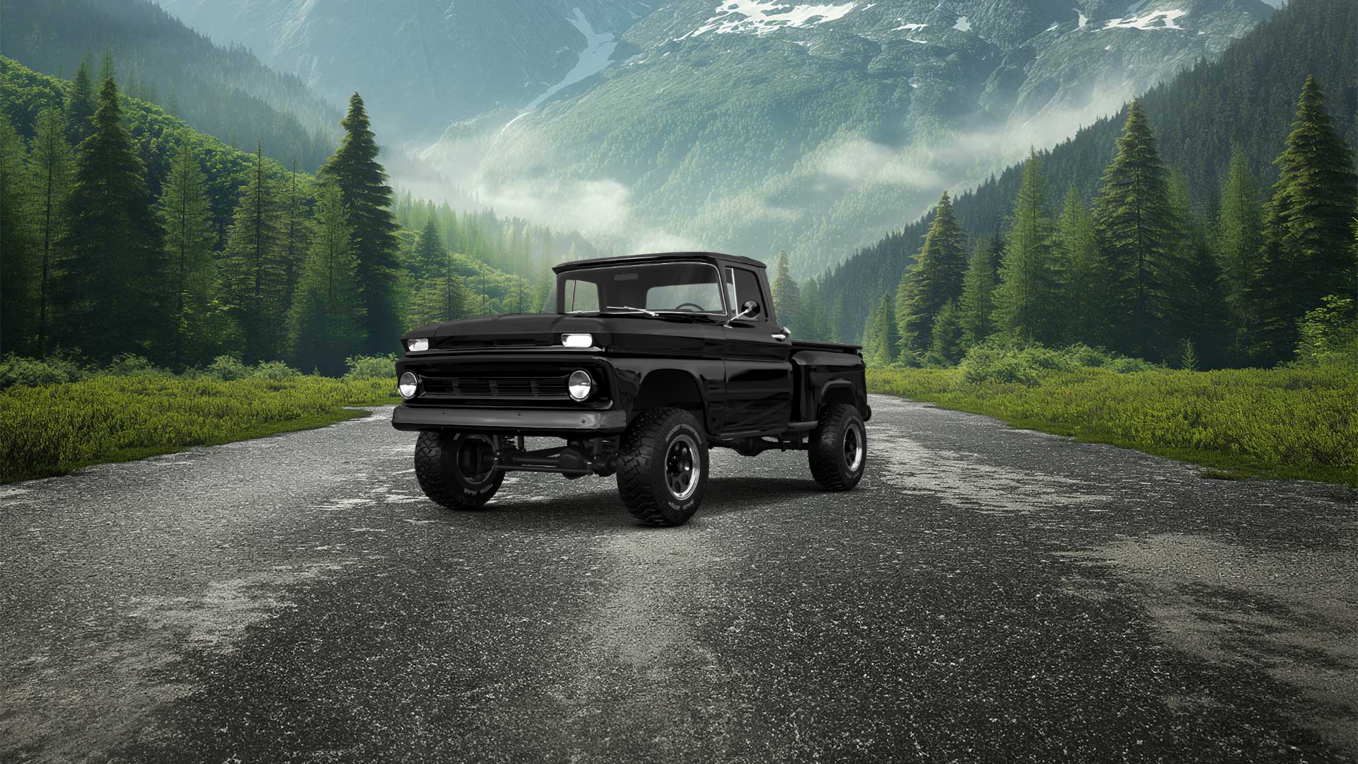Chevrolet C-10 Stepside 2 Door pickup truck 1963