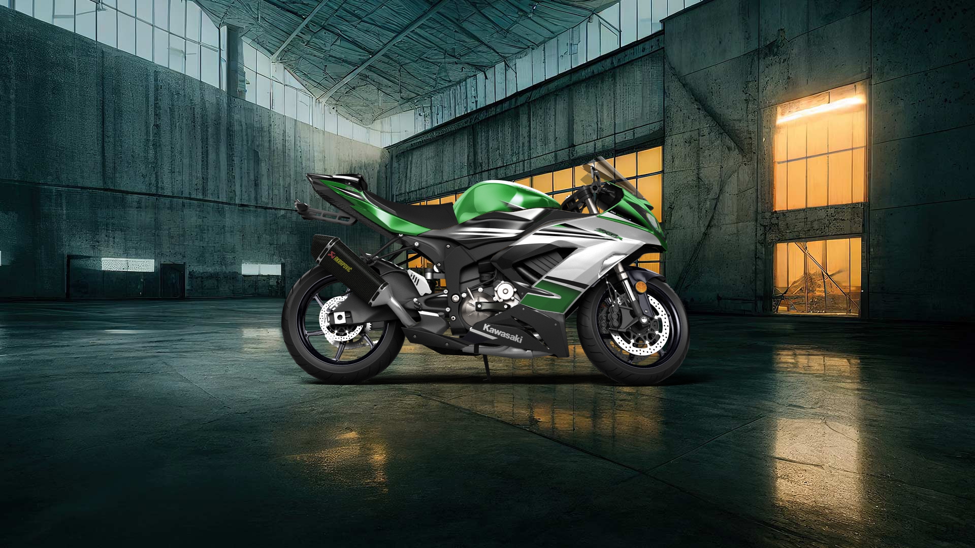 Kawasaki Ninja ZX 6R Sport Bike 2015 Images