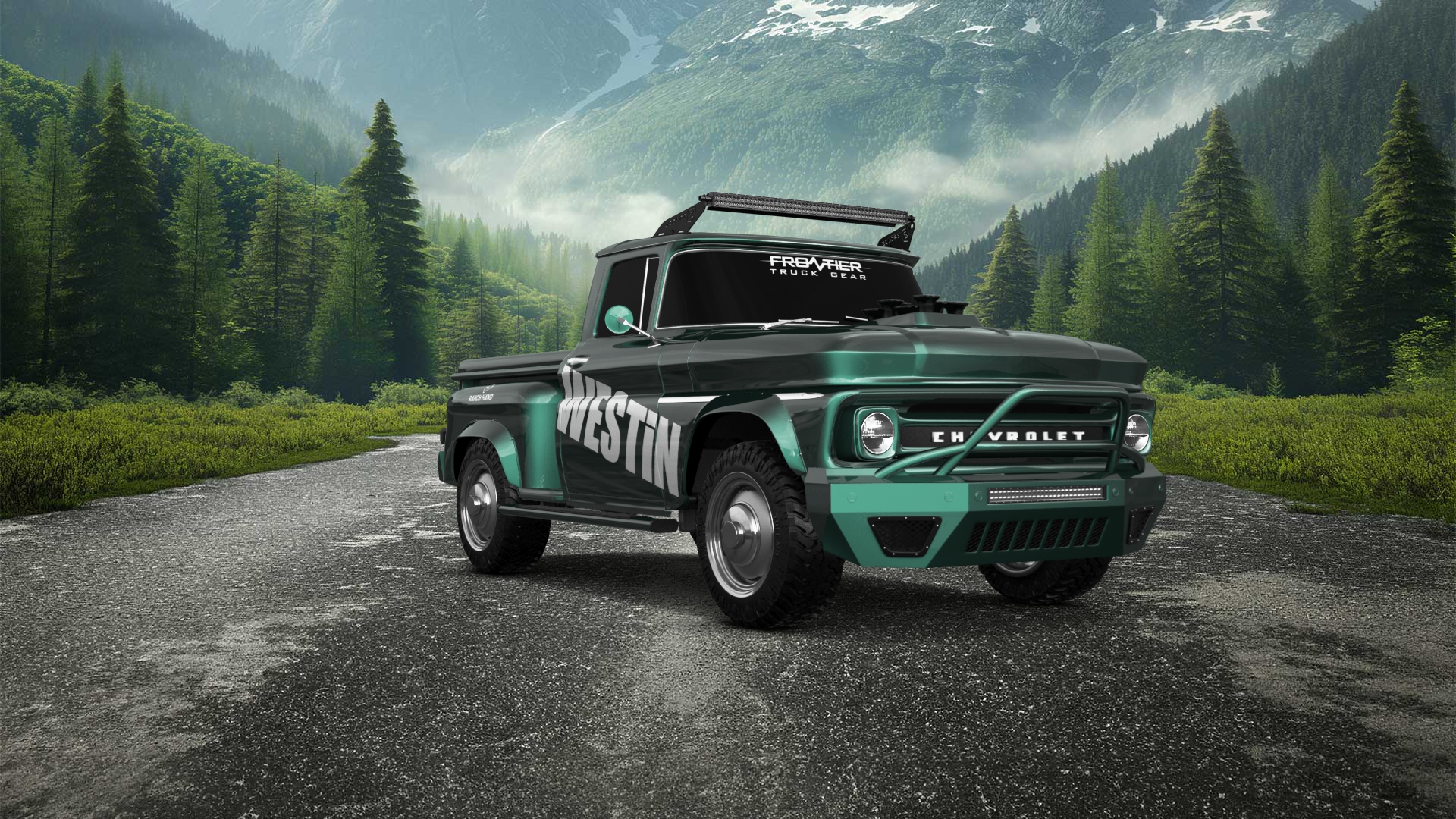 Chevrolet C-10 Stepside 2 Door pickup truck 1963 tuning