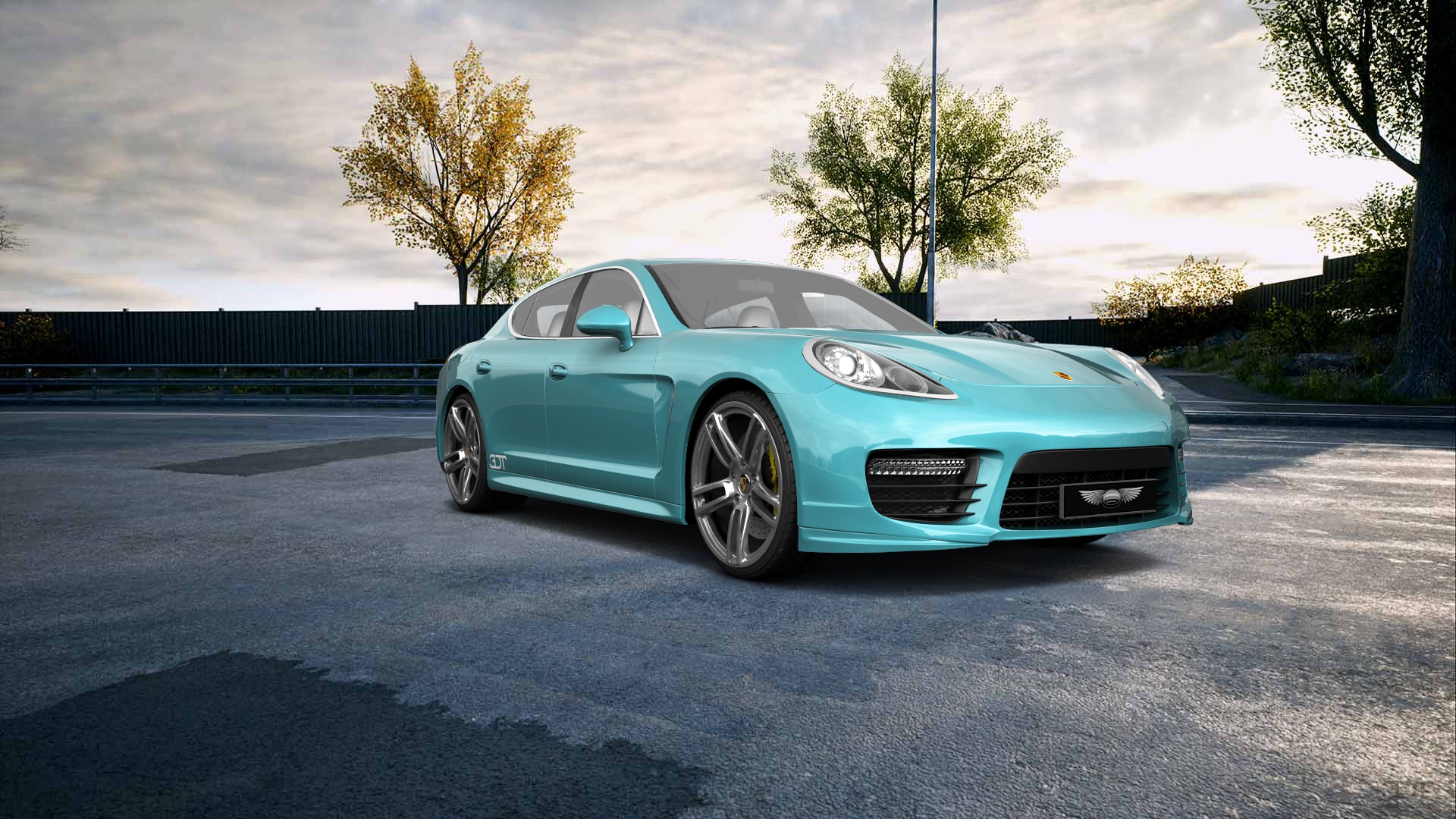 Porsche Panamera 4 door fastback saloon 2011 tuning