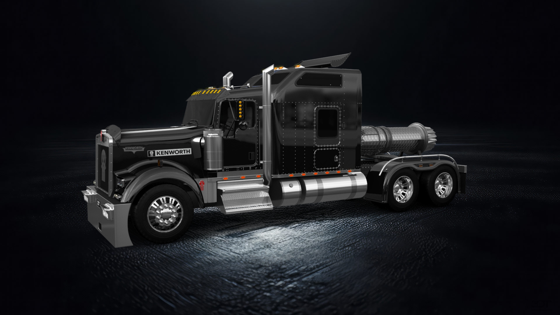 Kenworth W900 Sleeper Cab Truck 2015